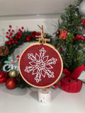 Embroidery Ornament - Beech Frame